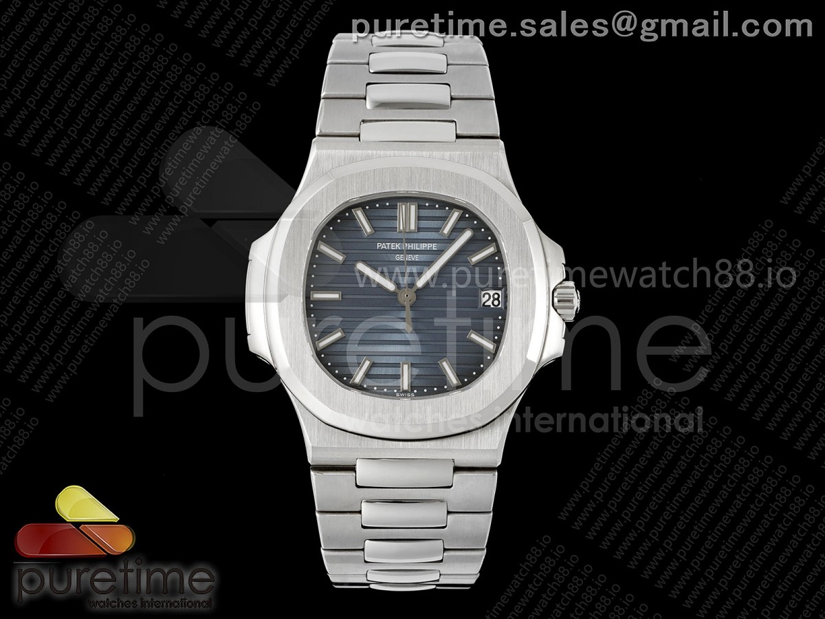 Nautilus 5711 DF Old Blue Dial on SS Bracelet SA324