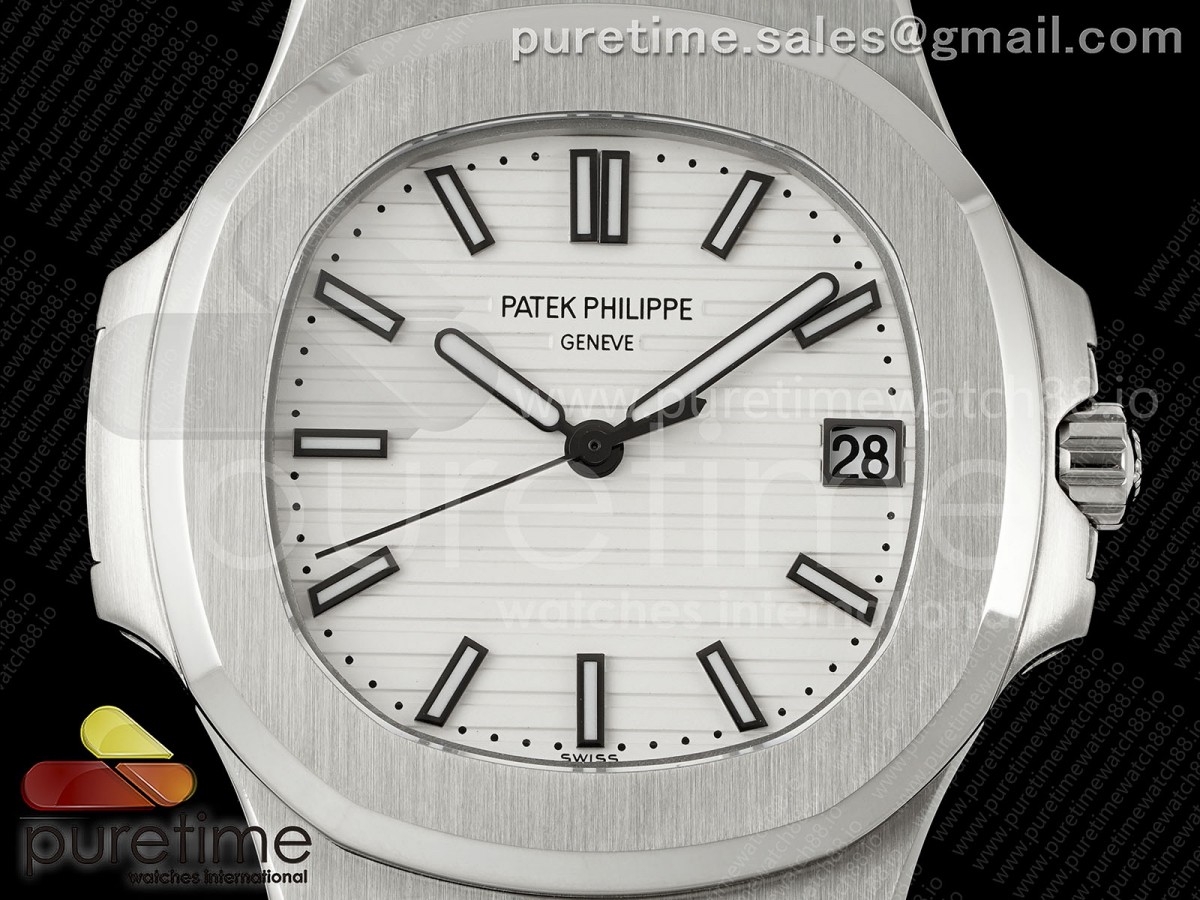 Nautilus 5711 DF White Dial on SS Bracelet SA324