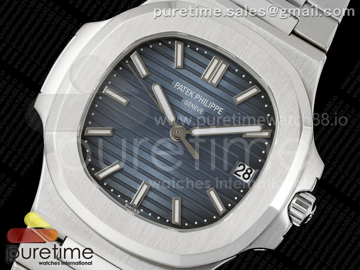 Nautilus 5711 DF New Blue Dial on SS Bracelet SA324
