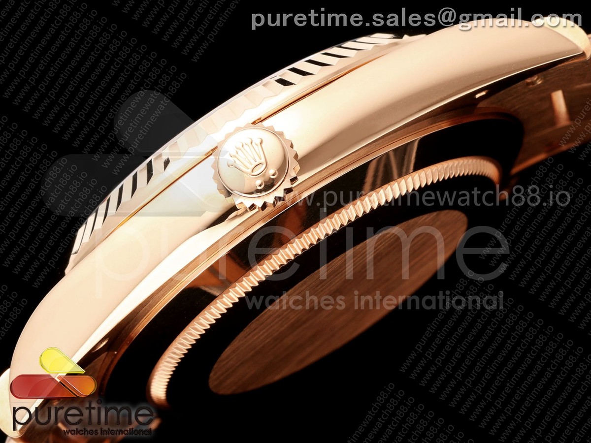 Day Date 40 RG TMF Green Roman Dial on President Bracelet VR3255 (220g)