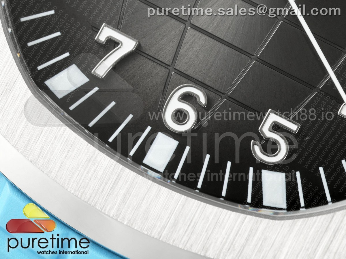 Aquanaut 5167 SS BBF Gray Dial on Blue Rubber Strap DD324