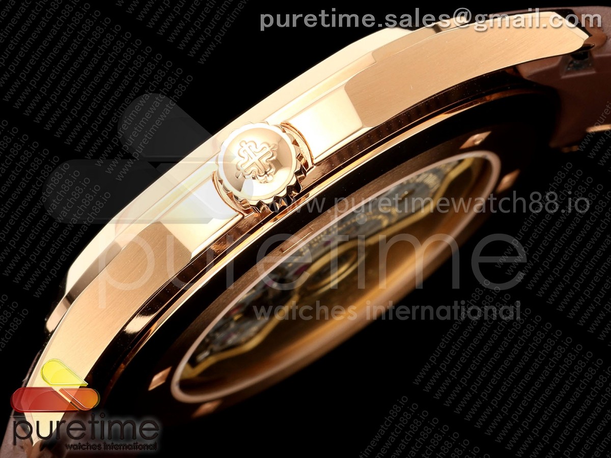 Aquanaut 5167 RG BBF Brown Dial on Brown Rubber Strap DD324