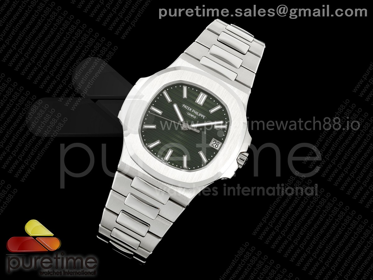 Nautilus 5711 BBF Green Dial on SS Bracelet DD324