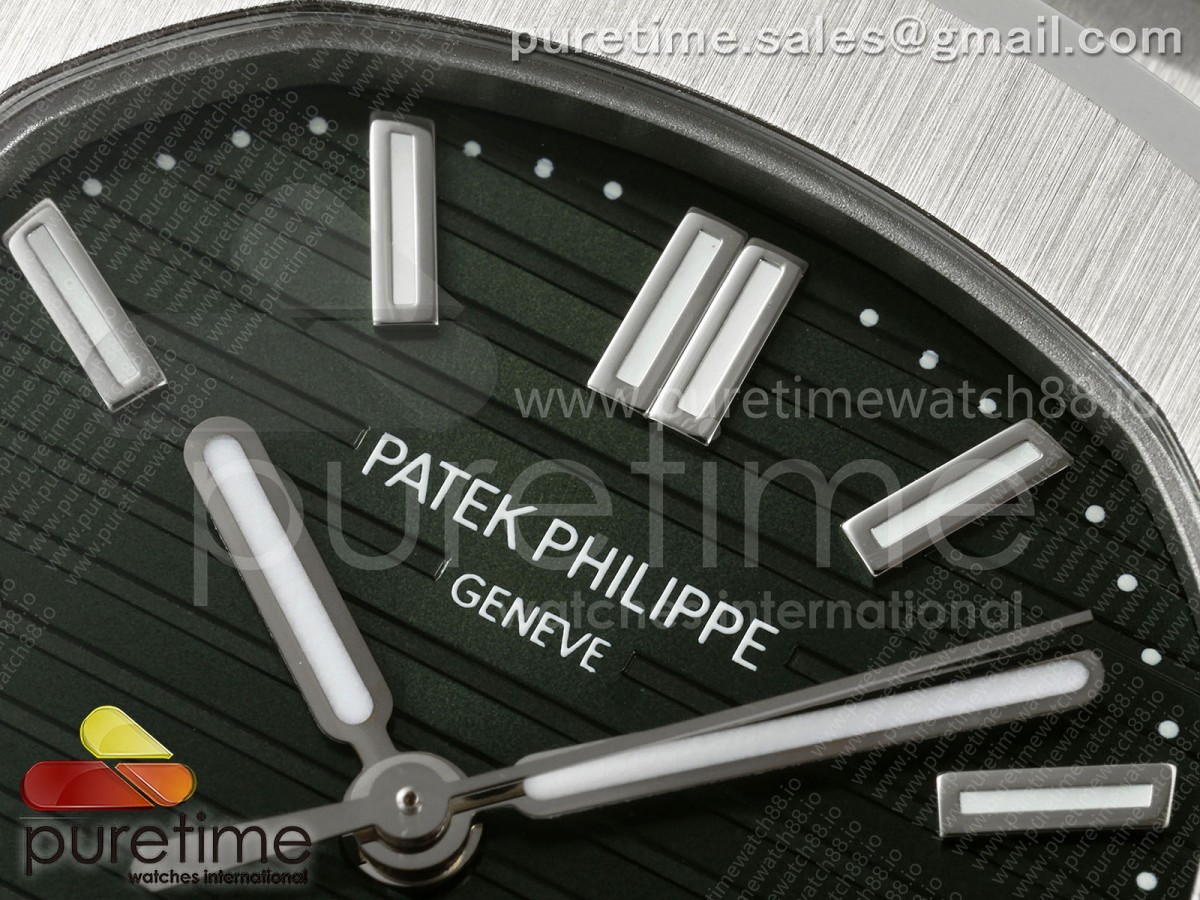 Nautilus 5711 BBF Green Dial on SS Bracelet DD324