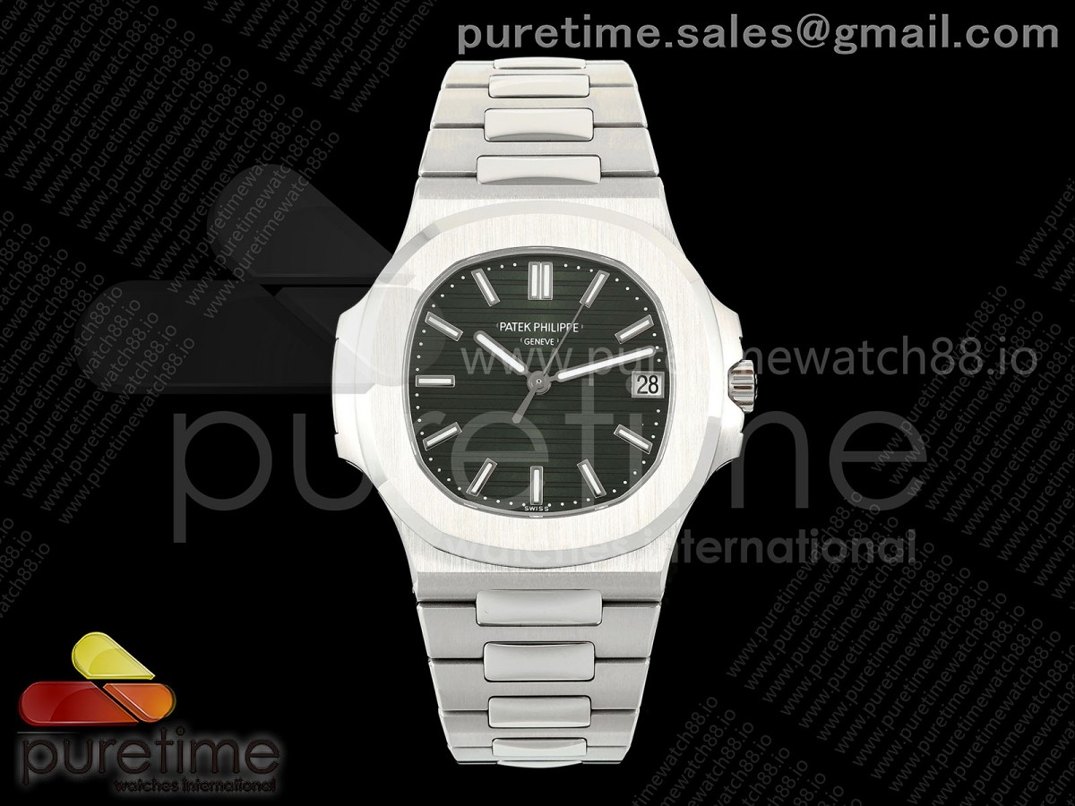 Nautilus 5711 BBF Green Dial on SS Bracelet DD324