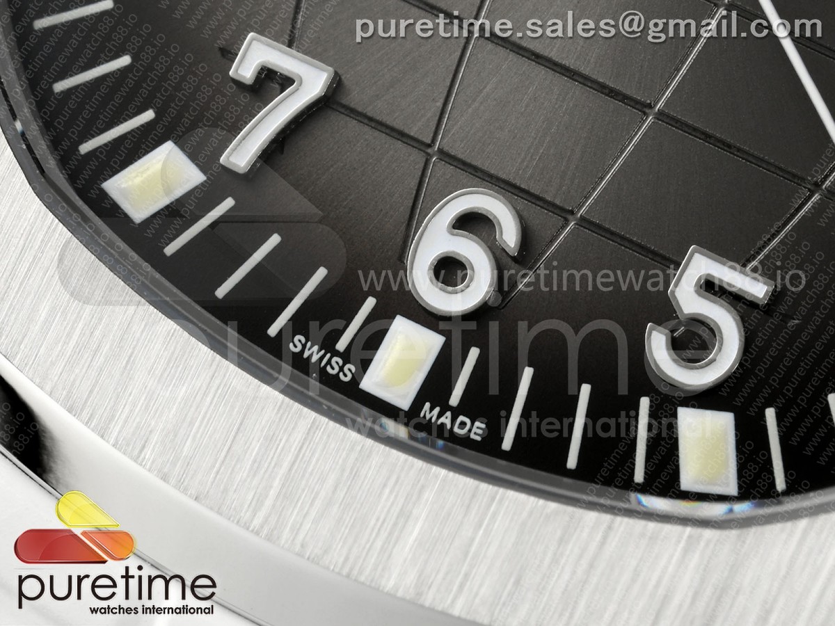 Aquanaut 5167 SS DDF Gray Dial on White Rubber Strap DD330