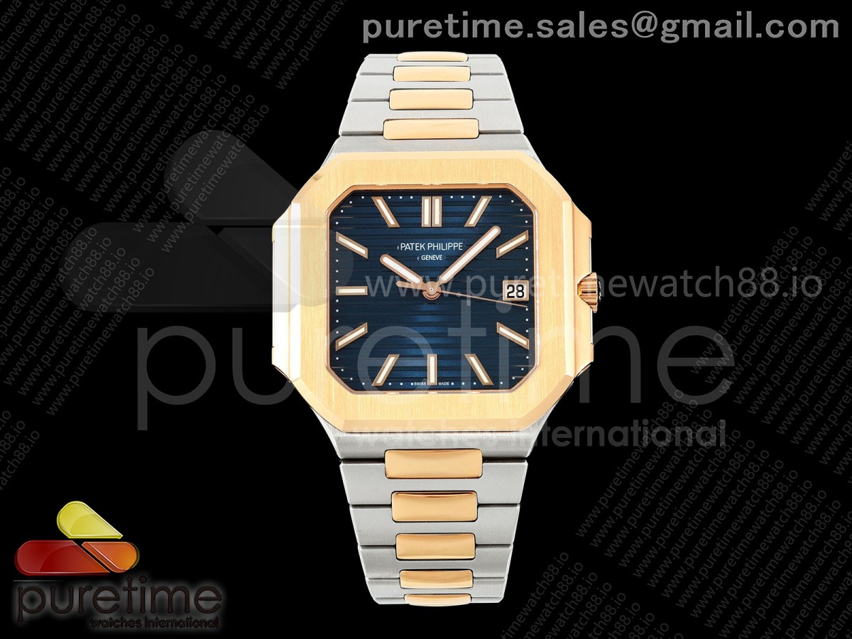 Cubitus 7128 SS/RG APWF Blue Dial on SS/RG Bracelet SA330