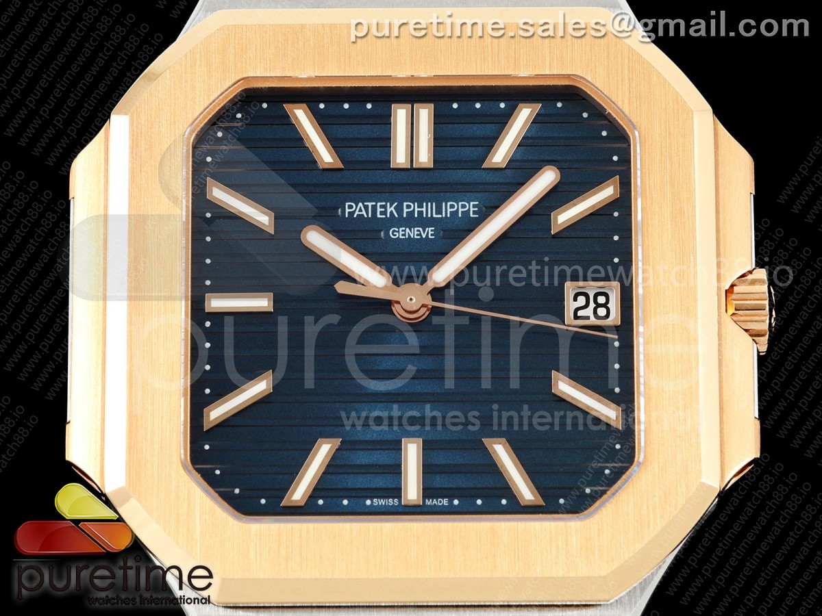 Cubitus 7128 SS/RG APWF Blue Dial on SS/RG Bracelet SA330