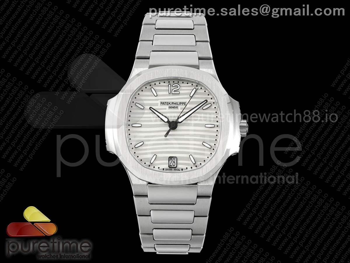 Nautilus 7118 Ladies DDF Silver Dial on SS Bracelet DD324