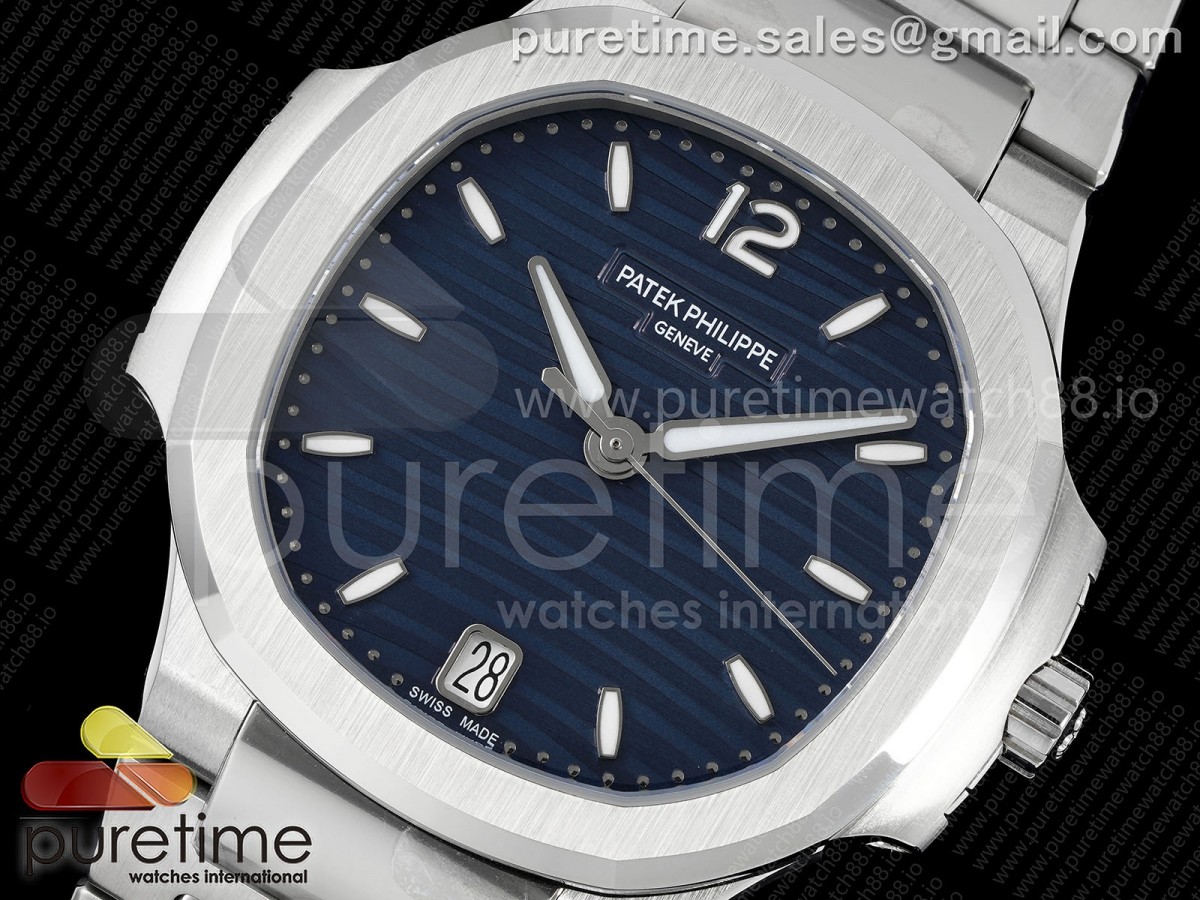 Nautilus 7118 Ladies DDF Blue Dial on Bracelet DD324