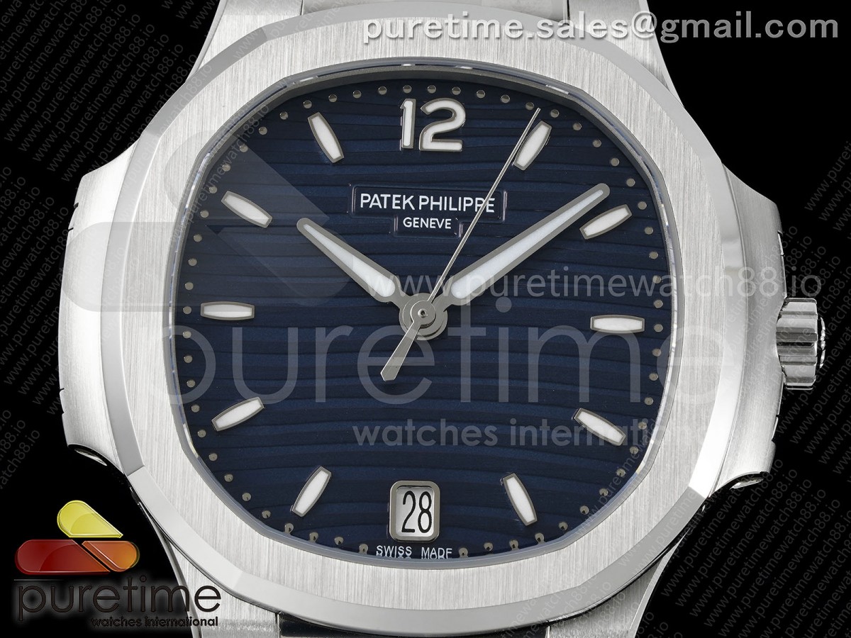 Nautilus 7118 Ladies DDF Blue Dial on Bracelet DD324