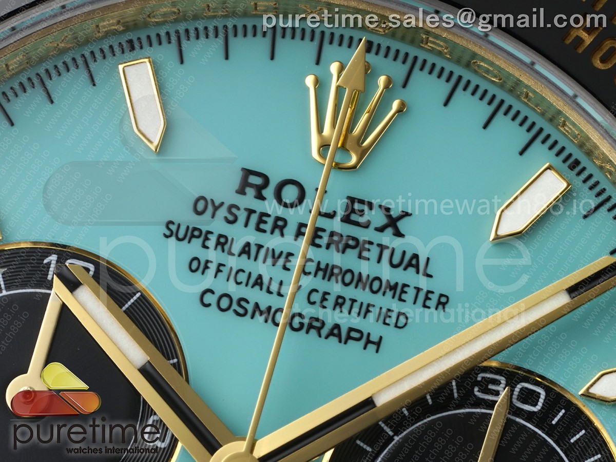 Daytona 126518 AVF Tiffany Blue Dial on Oysterflex Strap DD4131 (Mod)