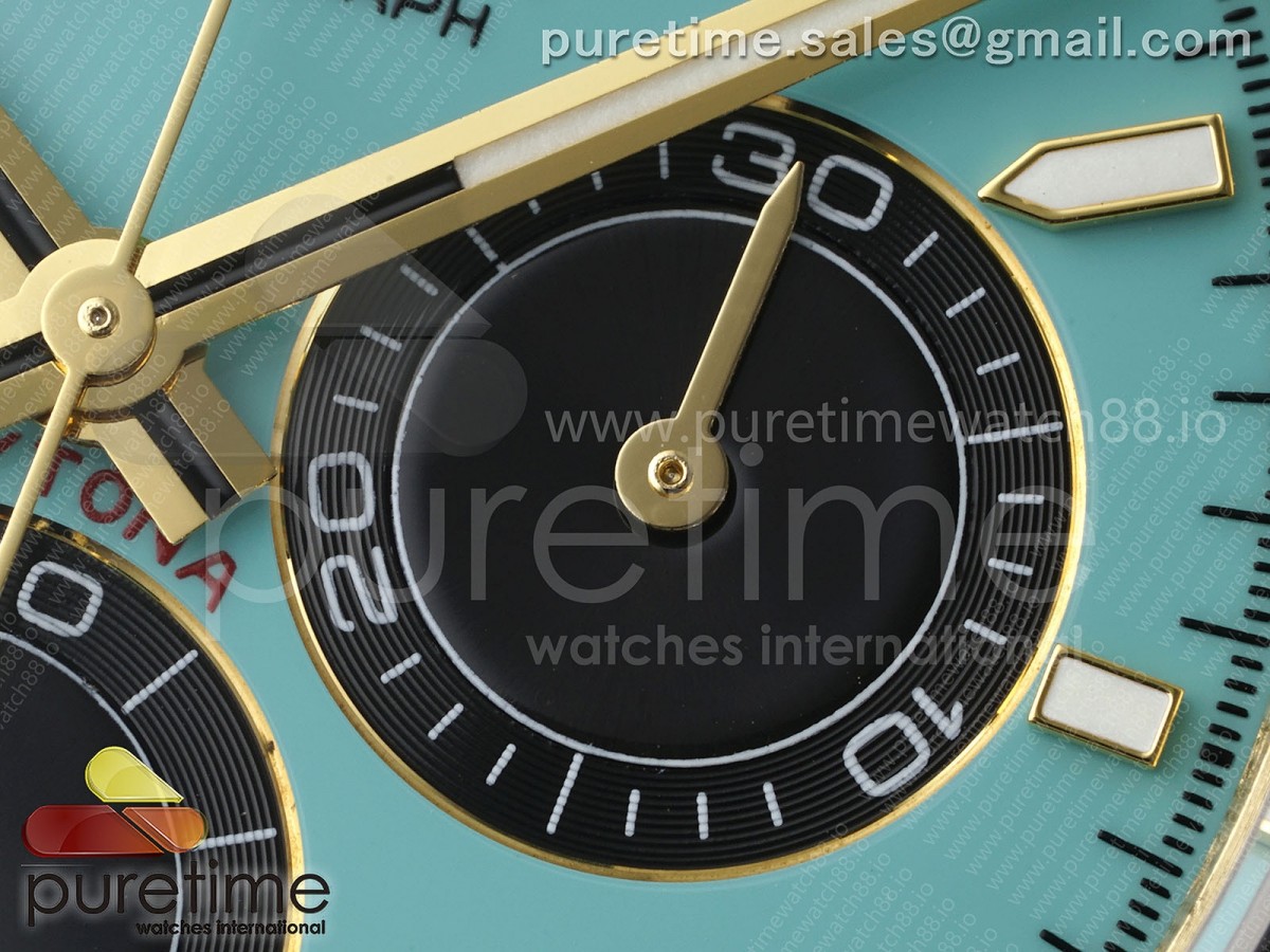 Daytona 126518 AVF Tiffany Blue Dial on Oysterflex Strap DD4131 (Mod)