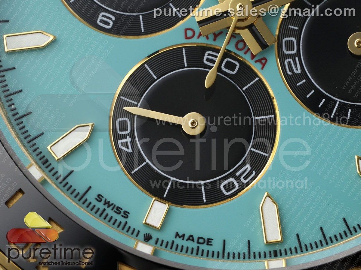 Daytona 126518 AVF Tiffany Blue Dial on Oysterflex Strap DD4131 (Mod)