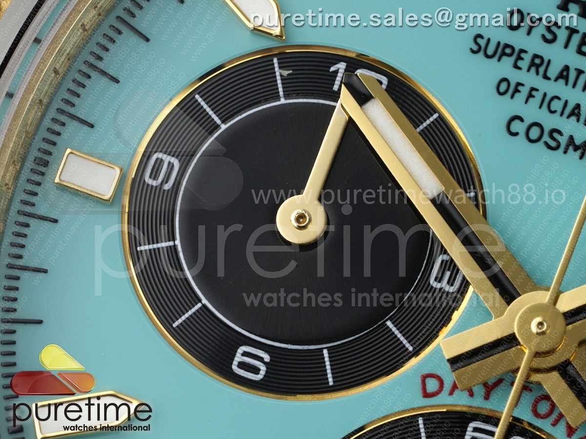 Daytona 126518 AVF Tiffany Blue Dial on Oysterflex Strap DD4131 (Mod)
