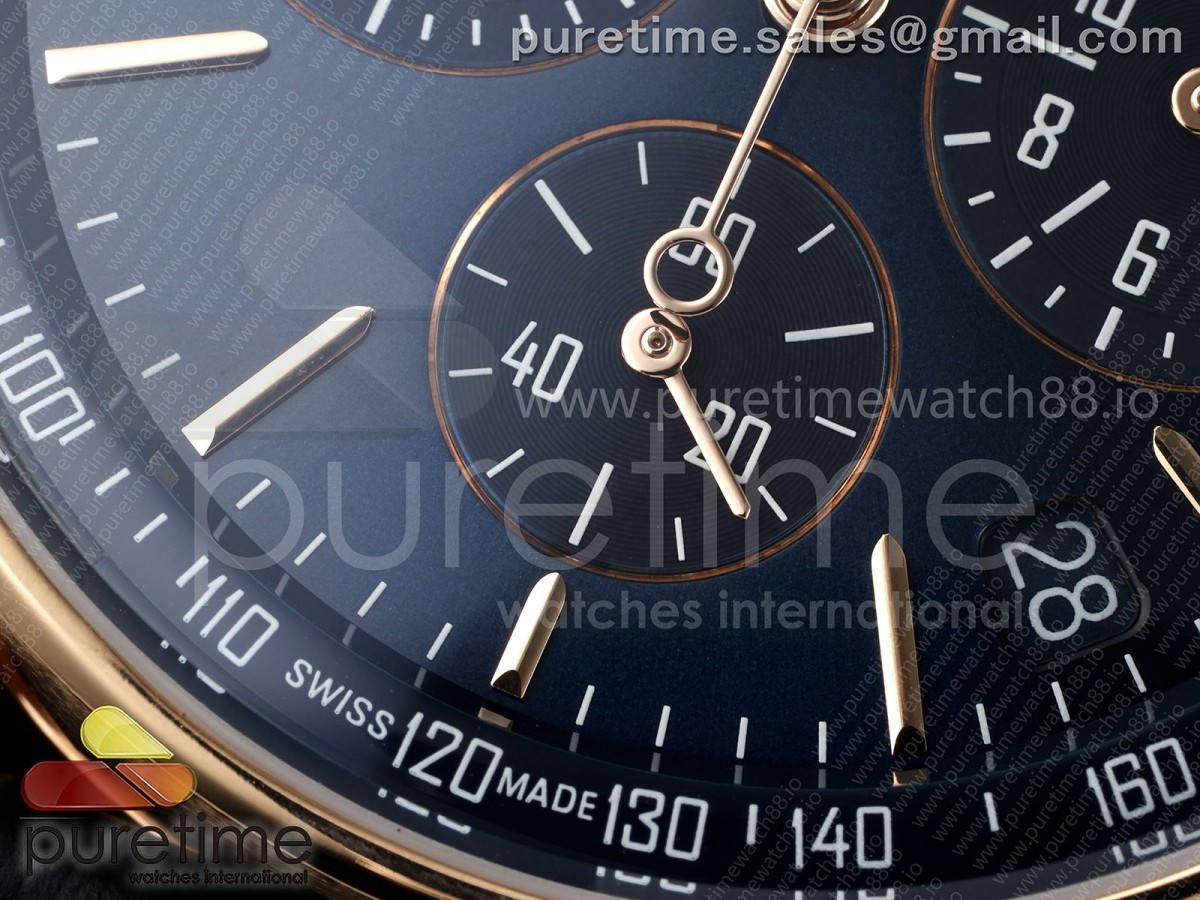 Code 11.59 Chrono 26393 RG APSF Blue Dial on Blue Leather Strap SA4401