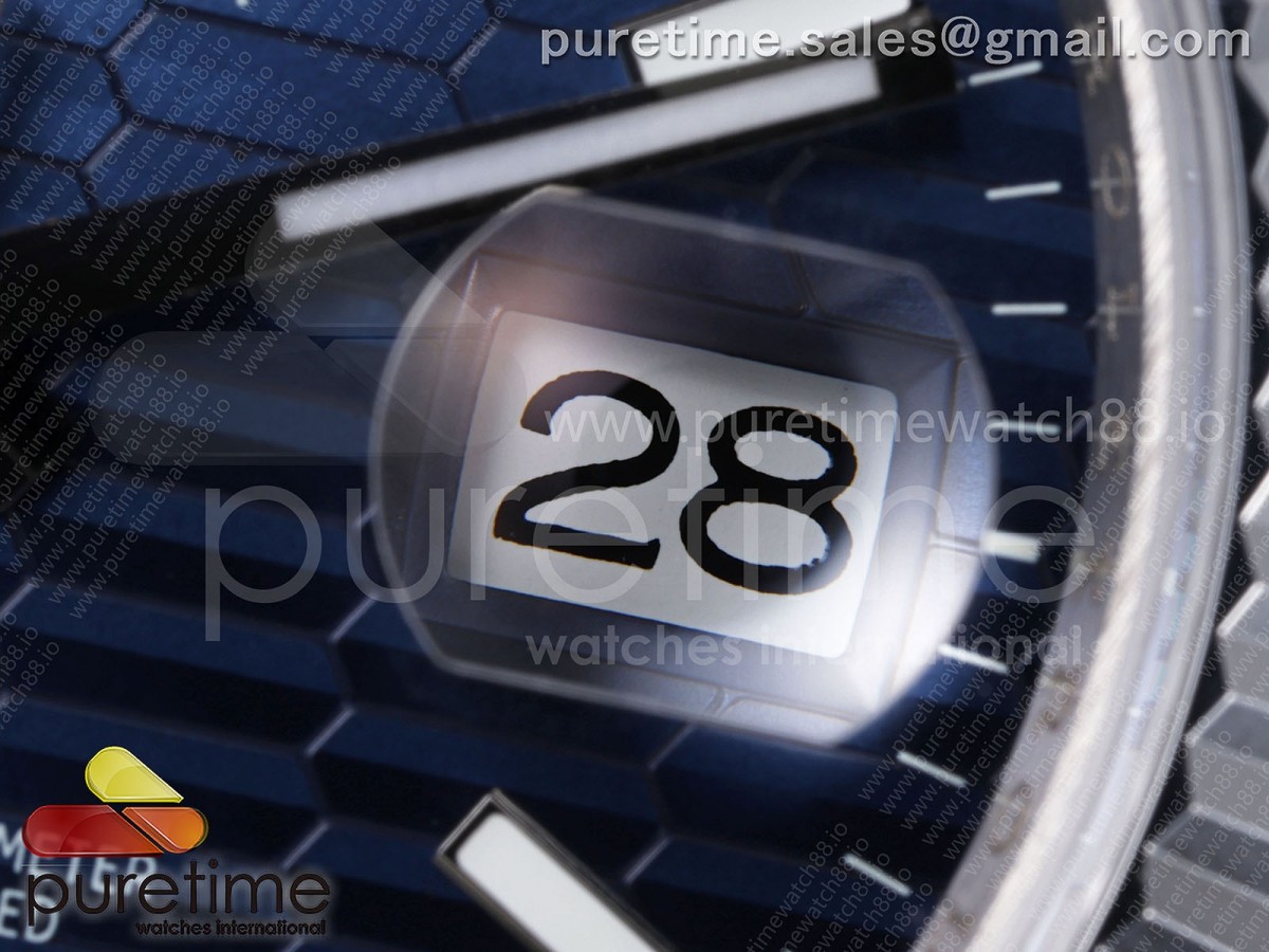 DateJust 36 126234 QF Blue Textured Stick Dial on Jubilee Bracelet QF3235