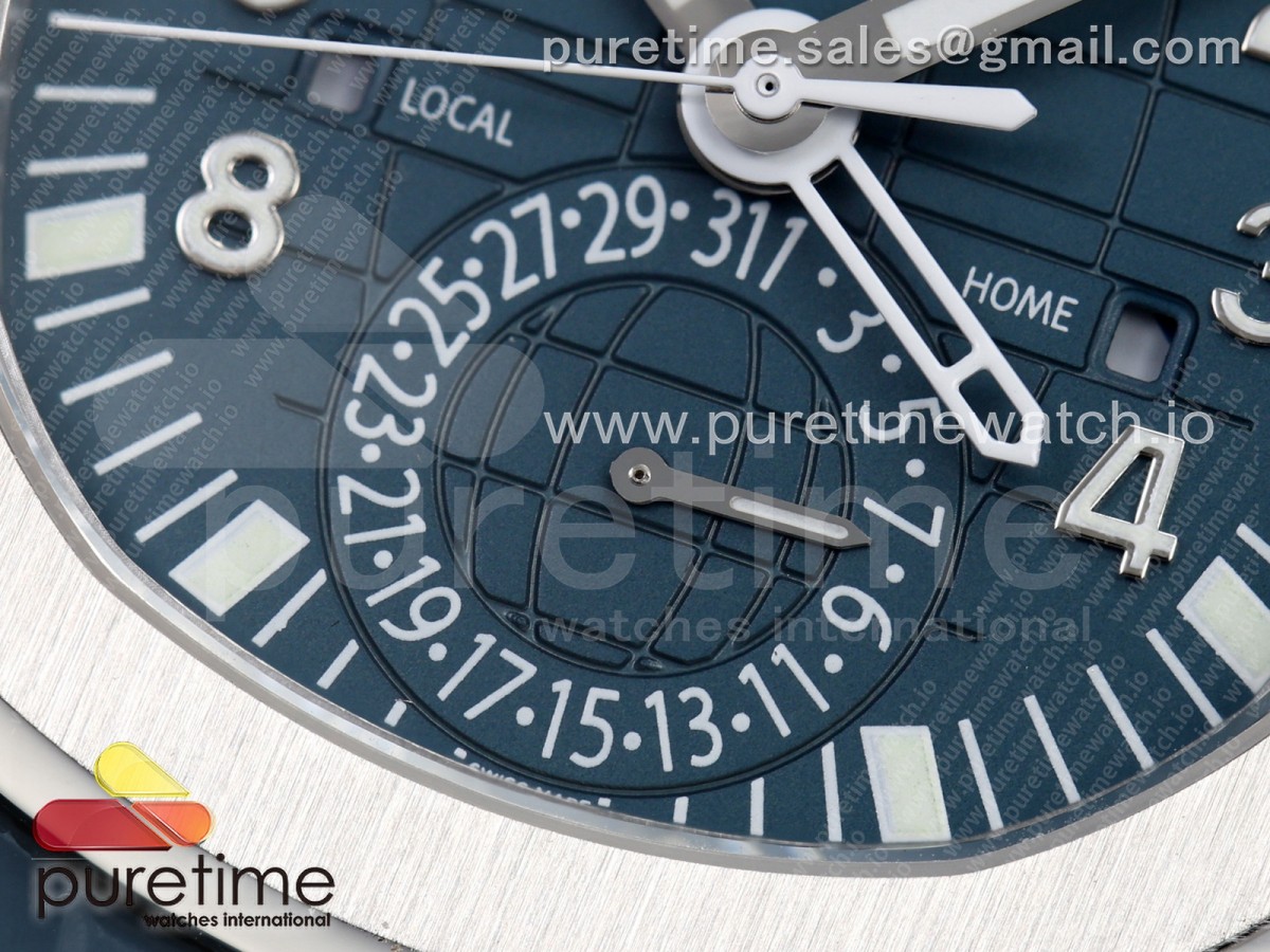 Aquanaut 5164 SS 2F Blue Dial on Blue Rubber Strap A324