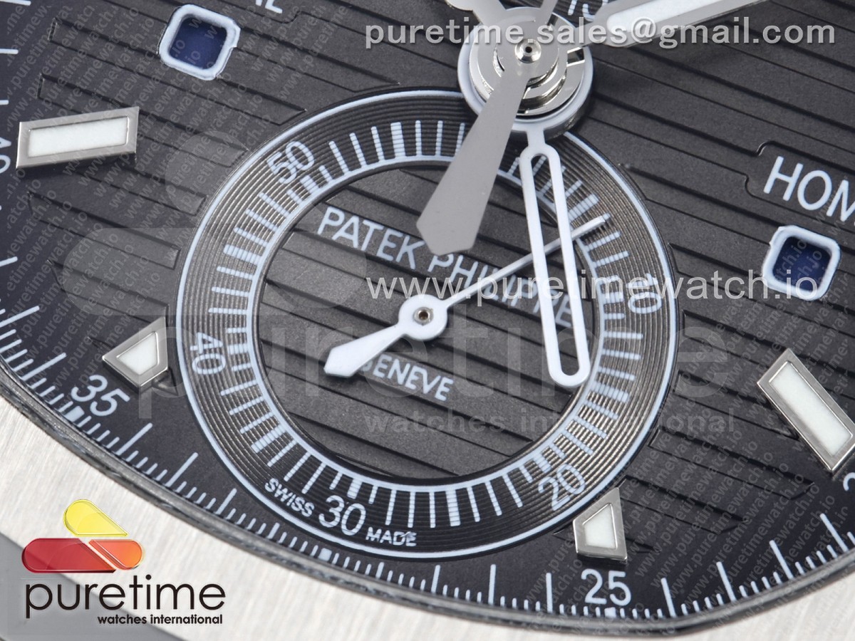 Nautilus 5990 SS 2F Gray Dial on SS Bracelet A520