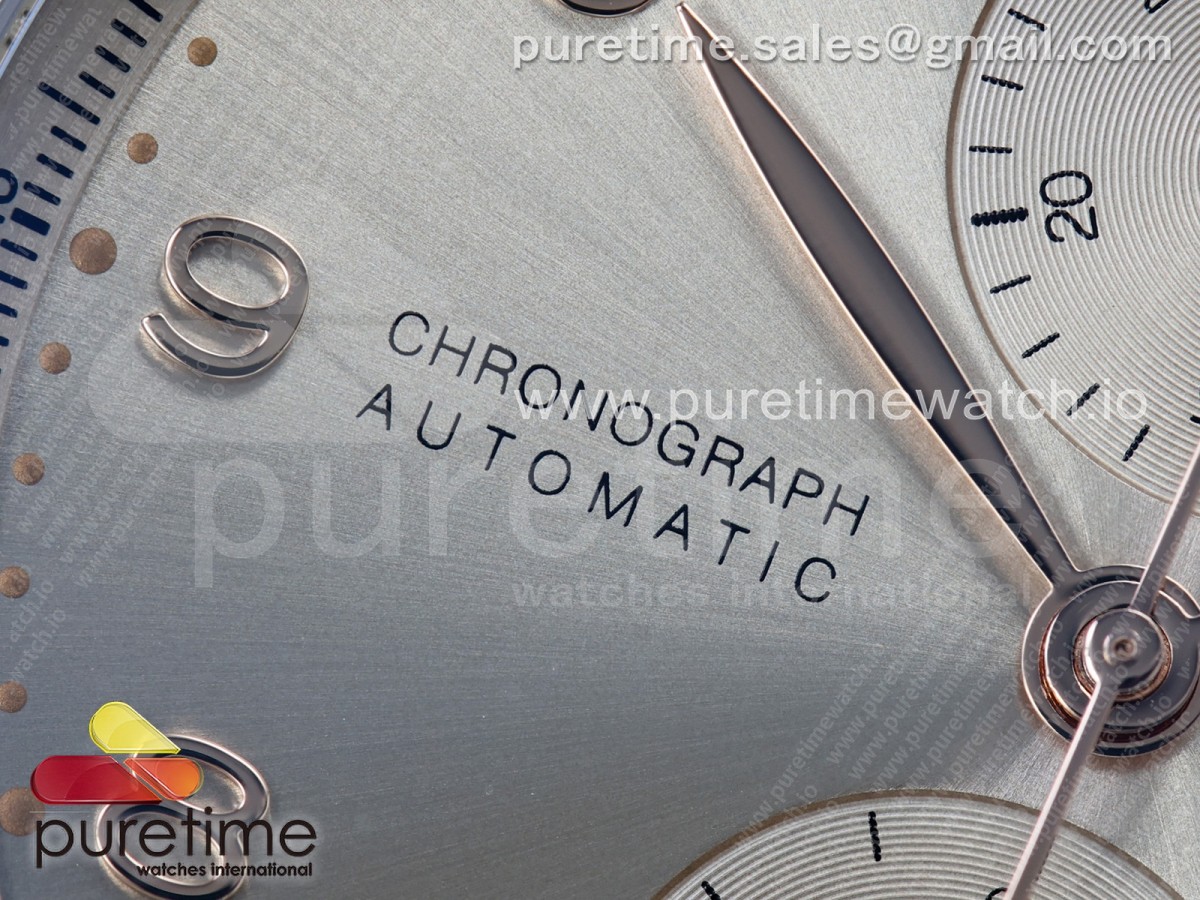Portugieser Chrono IW371624 APSF Best Edtion Gold Dial on Black Leather Strap DD69355