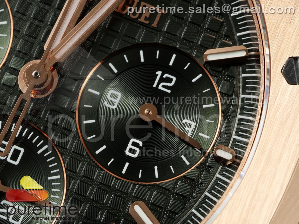 Royal Oak Chrono 26240 RG DDSF Green Dial on RG Bracelet DD4401