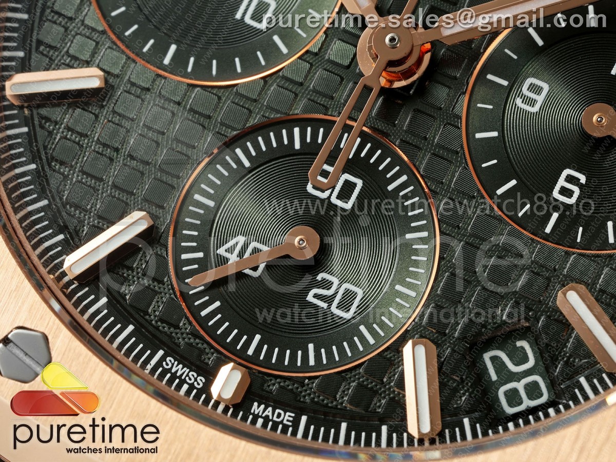 Royal Oak Chrono 26240 RG DDSF Green Dial on RG Bracelet DD4401
