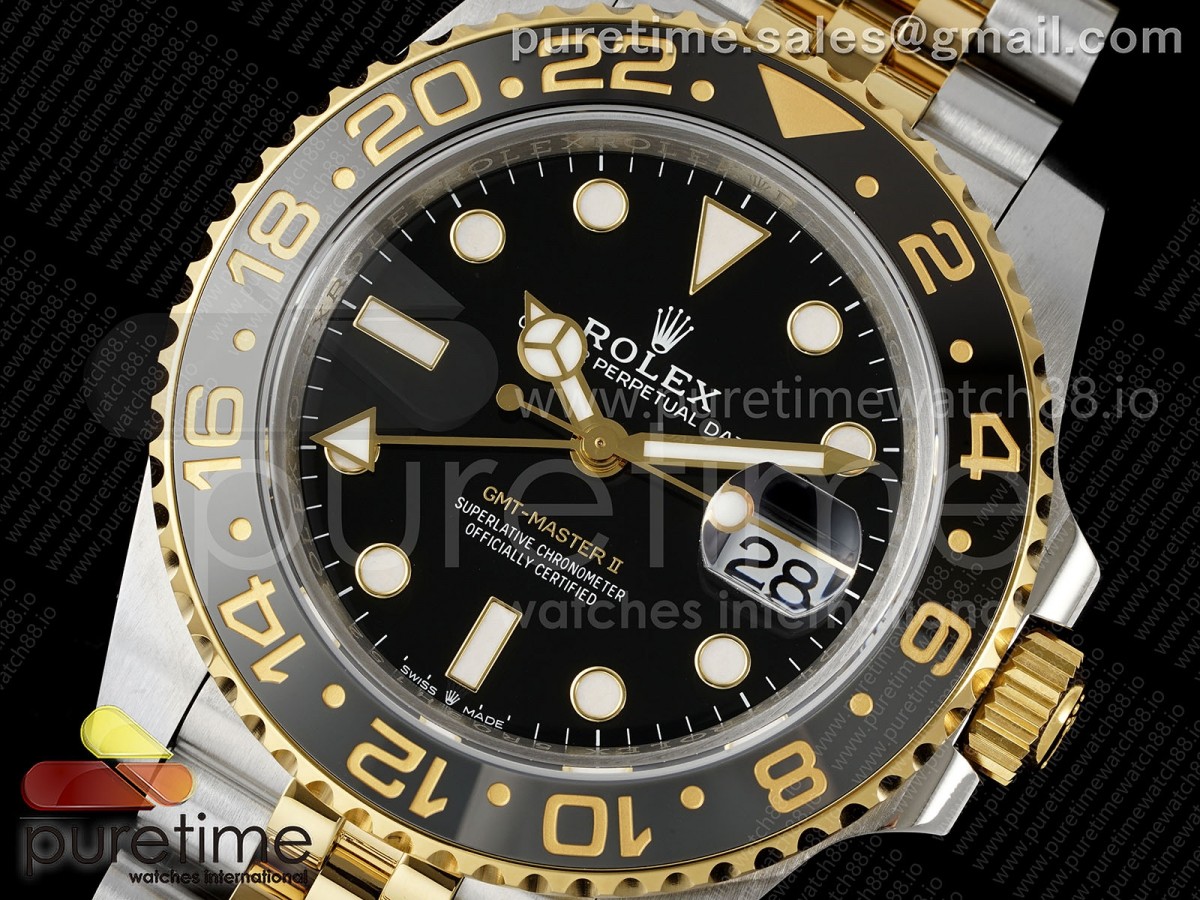GMT Master II 126713 GRNR VSF Black Dial on Jubilee Bracelet DD3285 CHS (Weighted)