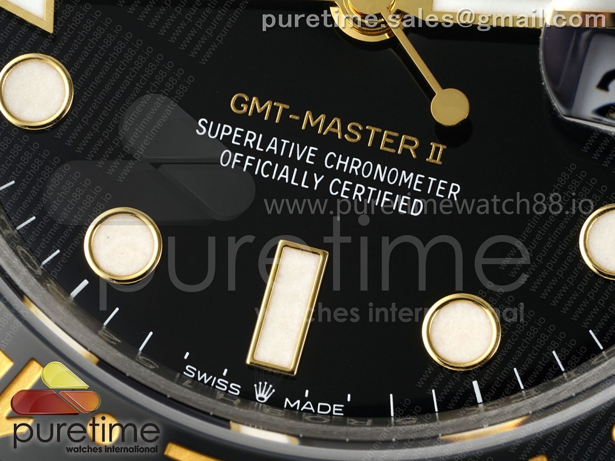 GMT Master II 126713 GRNR VSF Black Dial on Jubilee Bracelet DD3285 CHS (Weighted)
