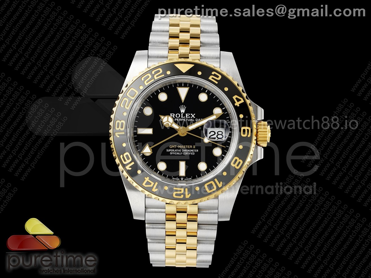 GMT Master II 126713 GRNR VSF Black Dial on Jubilee Bracelet DD3285 CHS (Weighted)