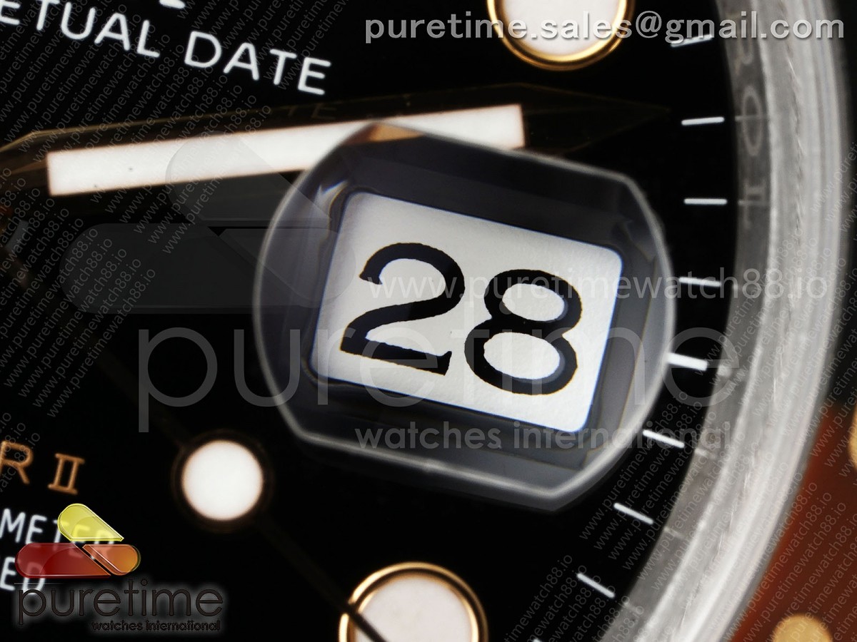 GMT Master II 126711 CHNR 904L SS VSF on SS/RG Bracelet DD3285 CHS (Weighted)
