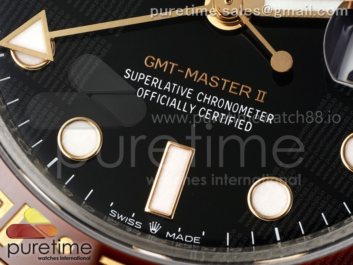 GMT Master II 126711 CHNR 904L SS VSF on SS/RG Bracelet DD3285 CHS (Weighted)