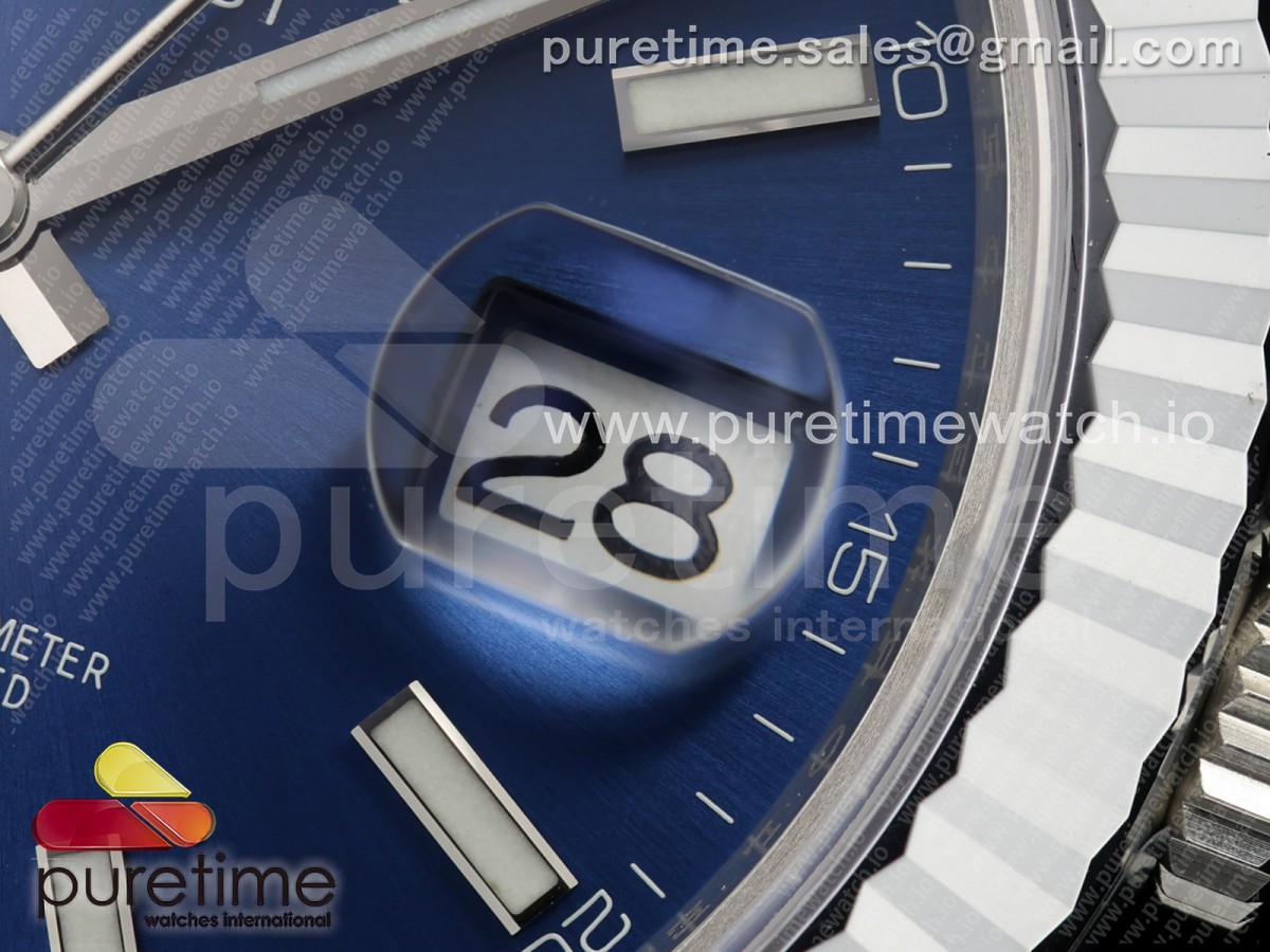DateJust 41 126334 SEEK 904L Steel Blue Stick Dial on Oyster Bracelet VR3235