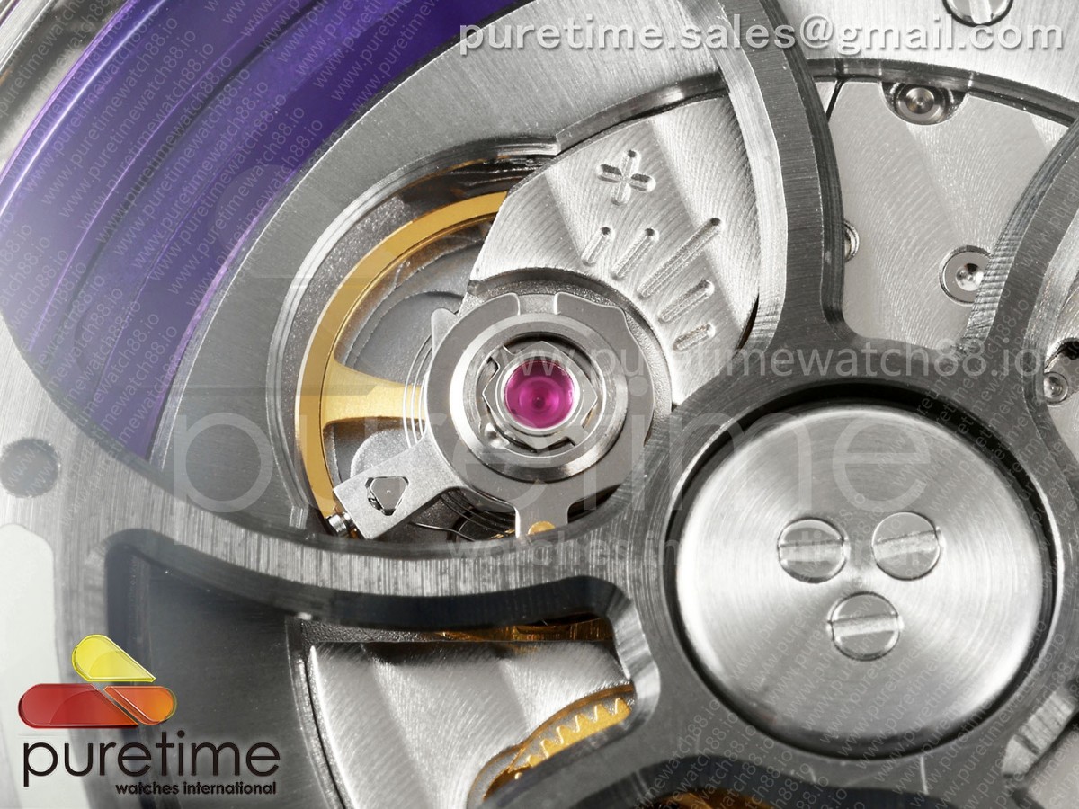 MB&F M.A.D.1.Purple SS K1F on Black Leather Strap Miyota 821A