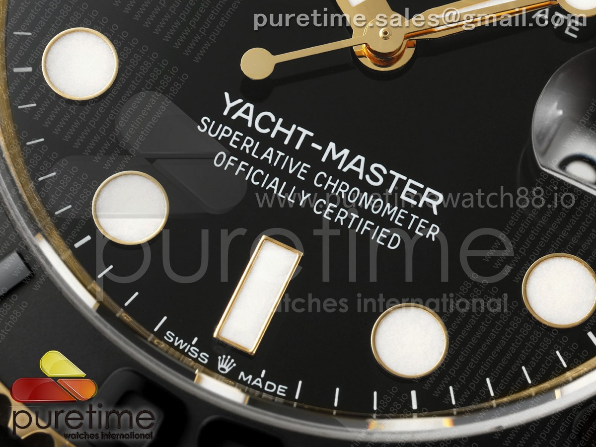 Yacht-Master 42mm YG 226658 GMF Black Dial on Oysterflex Strap JH3235 (Free Sprung)