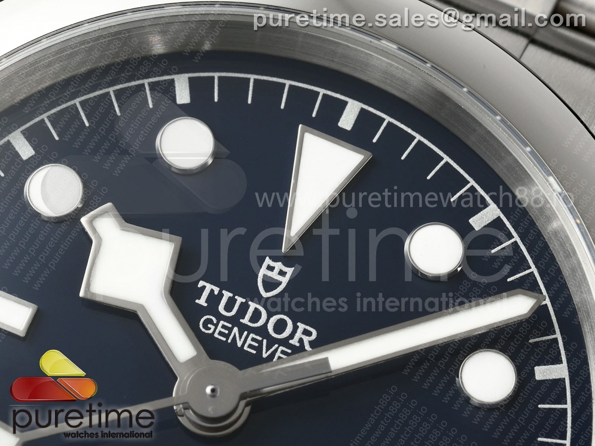 Black Bay 36mm SS KRF Blue Dial on SS Bracelet A2824