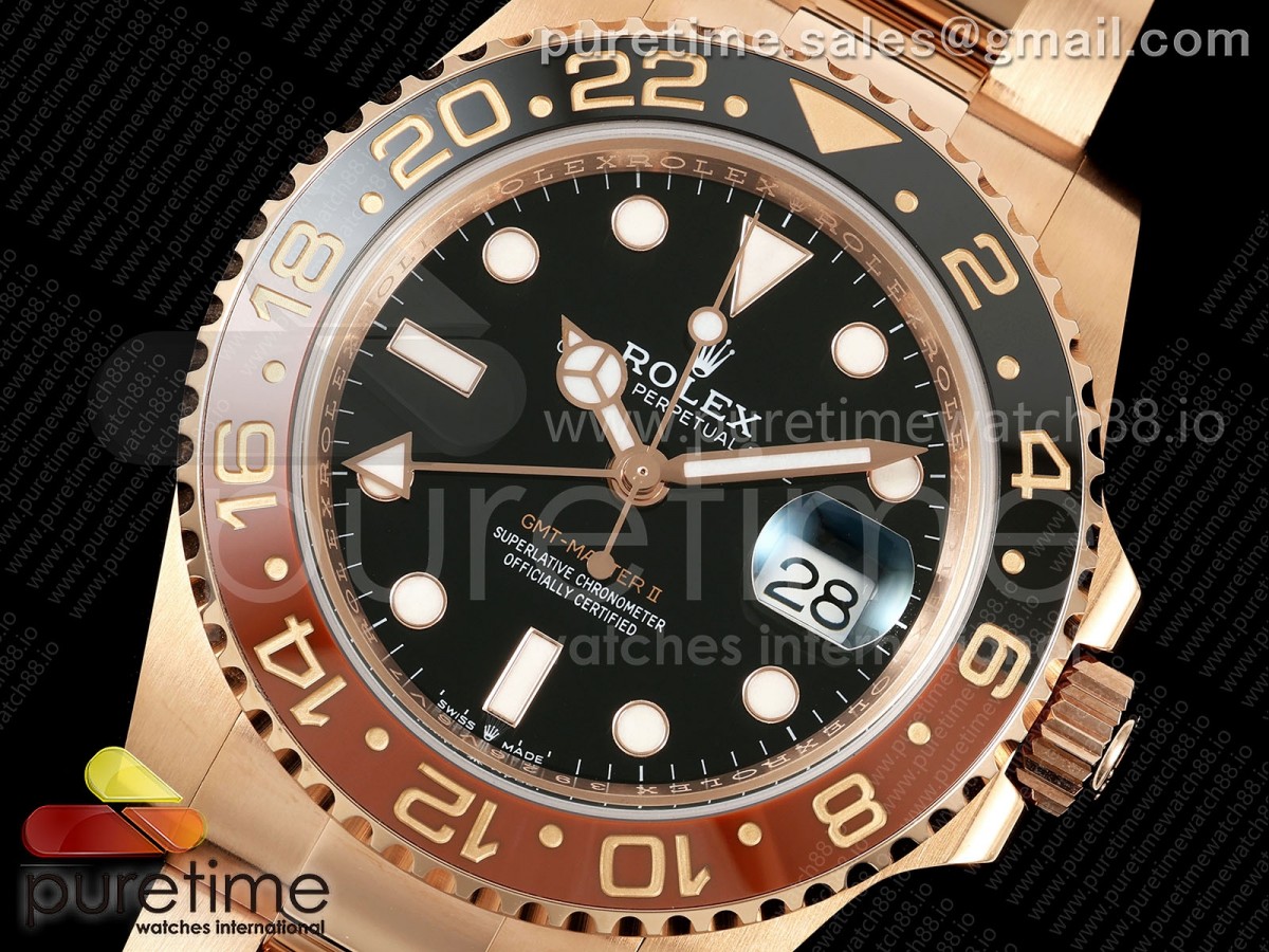 GMT-Master II 126715 CHNR Black/Brown Ceramic RCF JH3285
