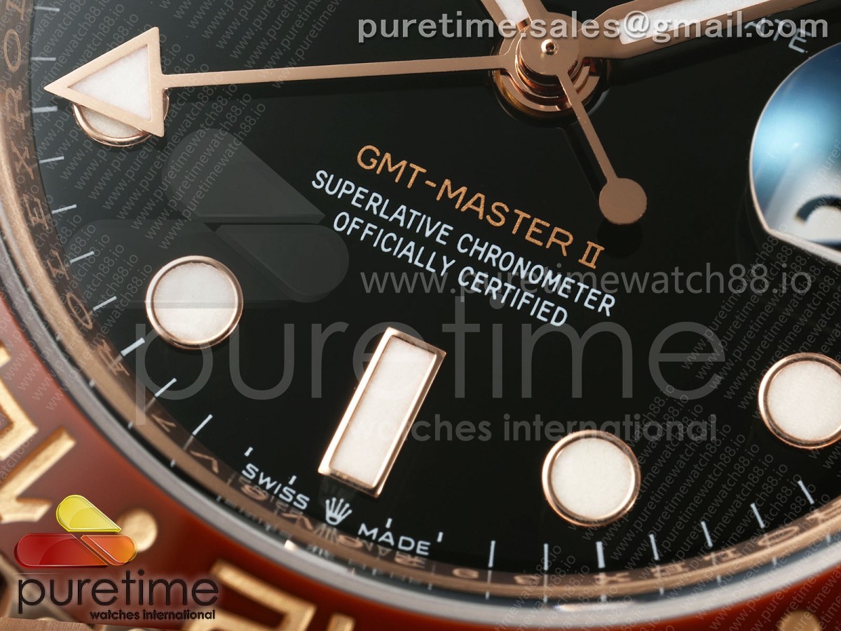 GMT-Master II 126715 CHNR Black/Brown Ceramic RCF JH3285