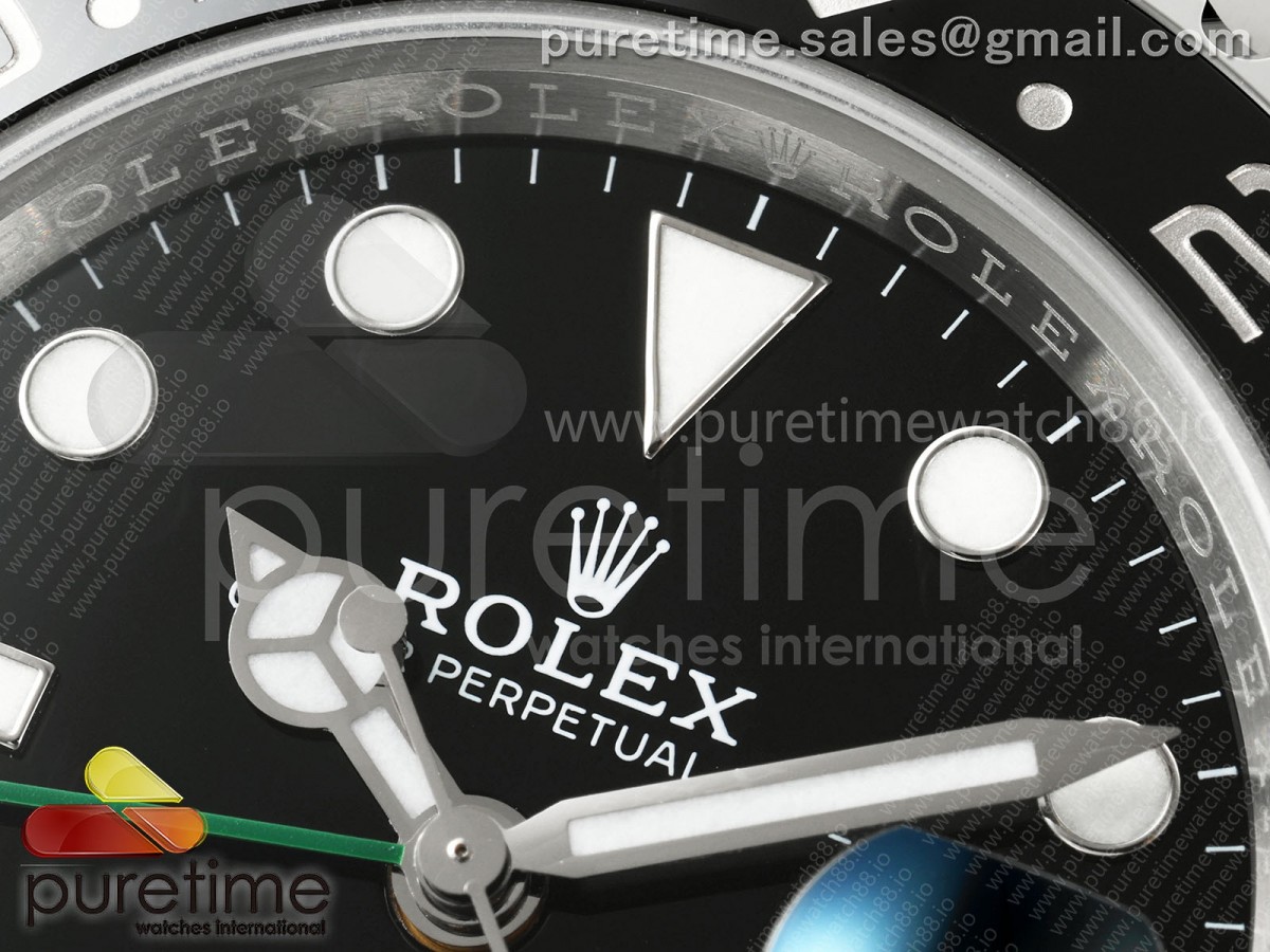 GMT-Master II 126710 GRNR Black/Gray Ceramic RCF on Oyster Bracelet JH3285