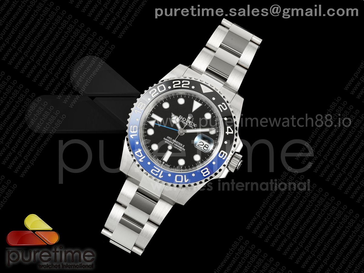 GMT-Master II 126710 BLNR Black/Blue Ceramic RCF on Oyster Bracelet JH3285