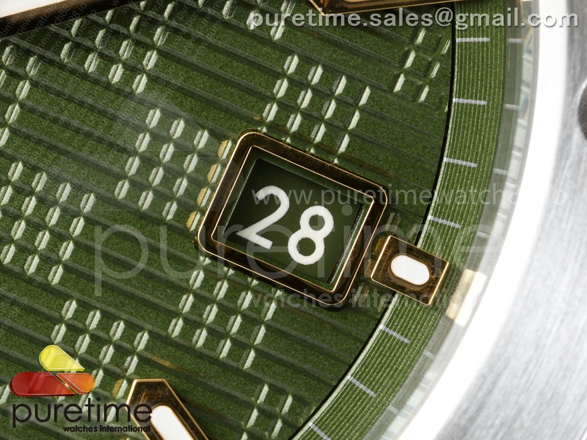 Ingenieur Automatic 40 SS MZF Green/YG Dial on SS Bracelet A2892