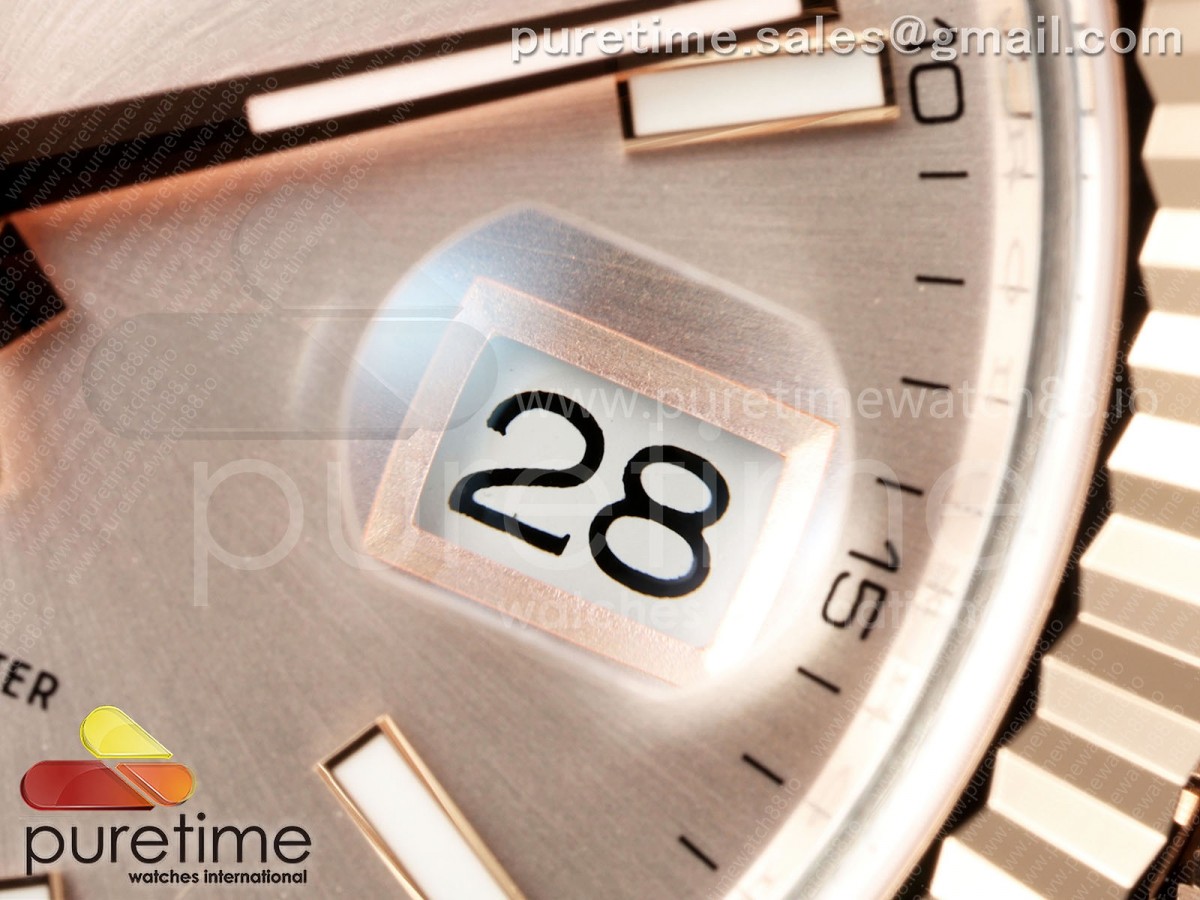 DateJust 41 126331 SS/RG RCF RG Stick Dial on Jubilee Bracelet JH3235
