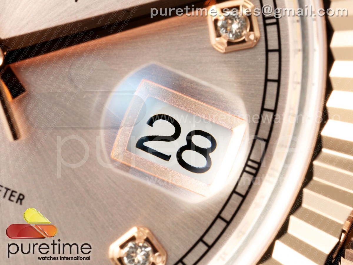 DateJust 41 126331 SS/RG RCF RG Diamonds Dial on Jubilee Bracelet JH3235