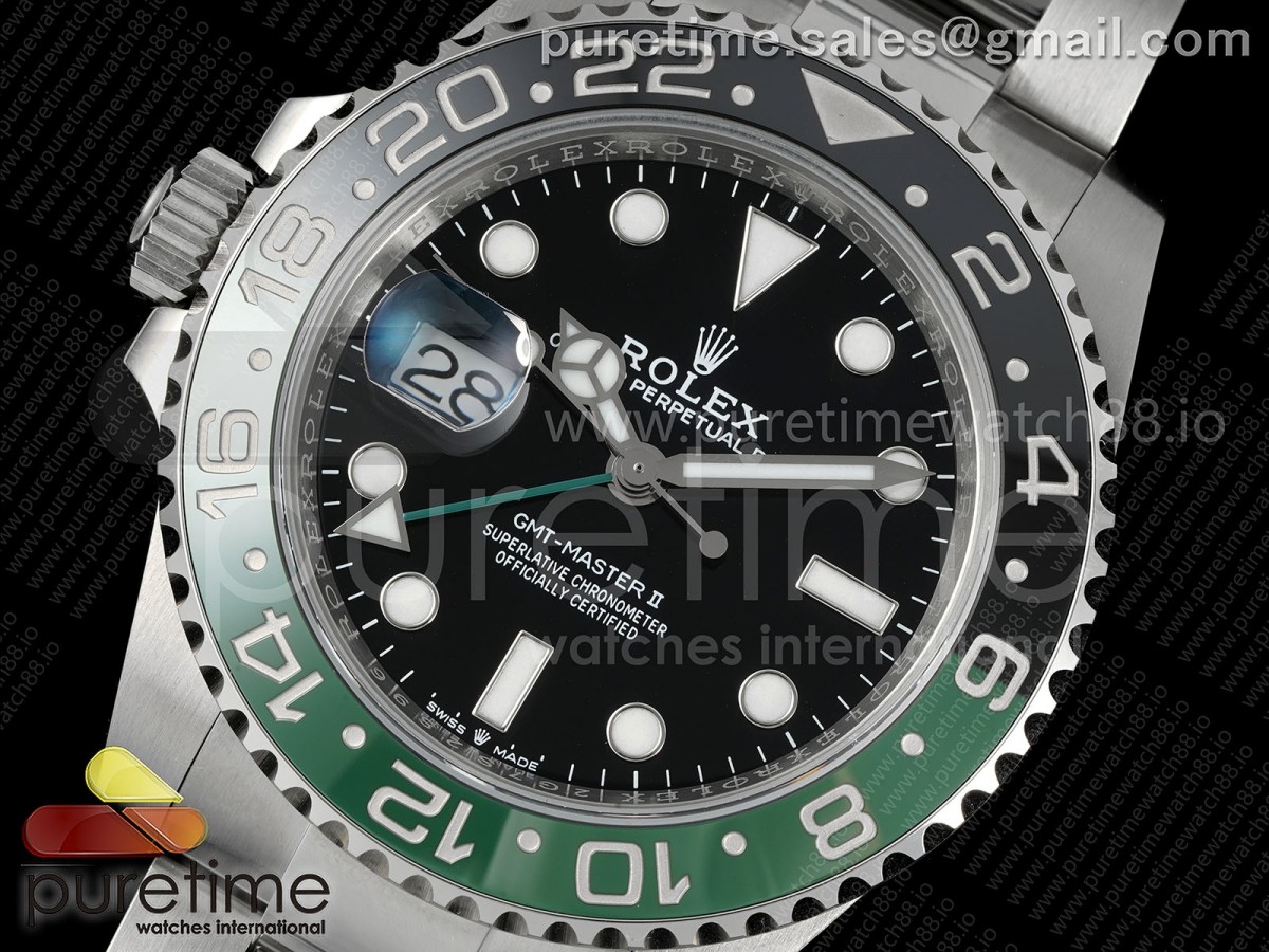 GMT-Master II 126720 VTNR LHD 904L Steel RICH on Oyster Bracelet JH3285 (Free Sprung) V2