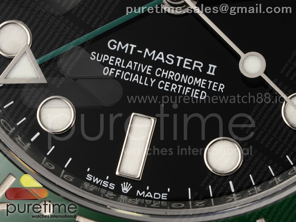 GMT-Master II 126720 VTNR LHD 904L Steel RICH on Oyster Bracelet JH3285 (Free Sprung) V2