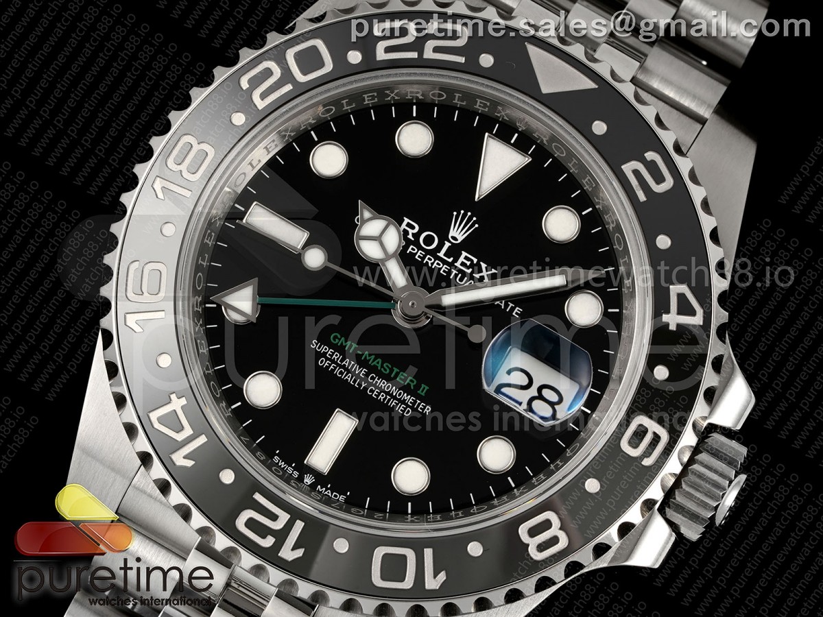 GMT-Master II 126710 GRNR 904L Steel RICH on Jubilee Bracelet JH3285 V2
