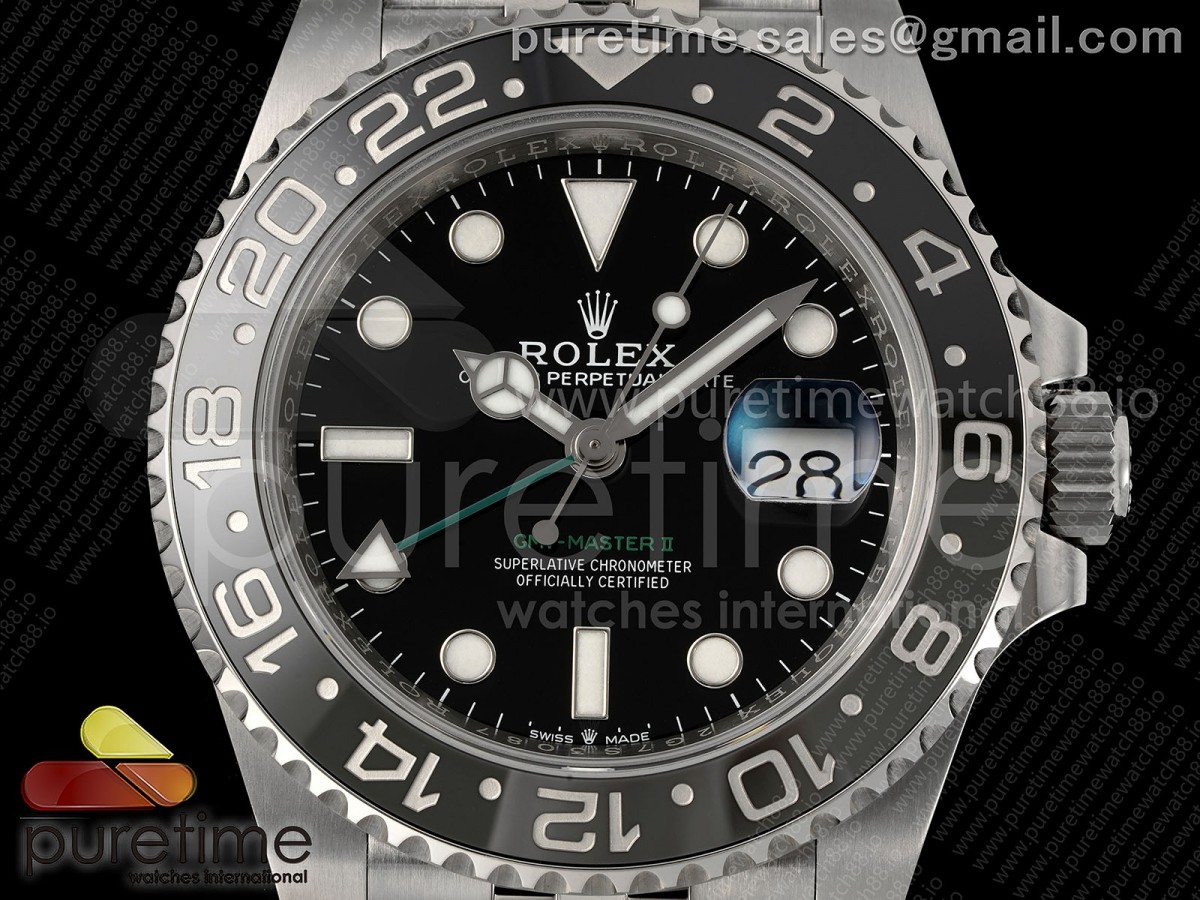 GMT-Master II 126710 GRNR 904L Steel RICH on Jubilee Bracelet JH3285 V2
