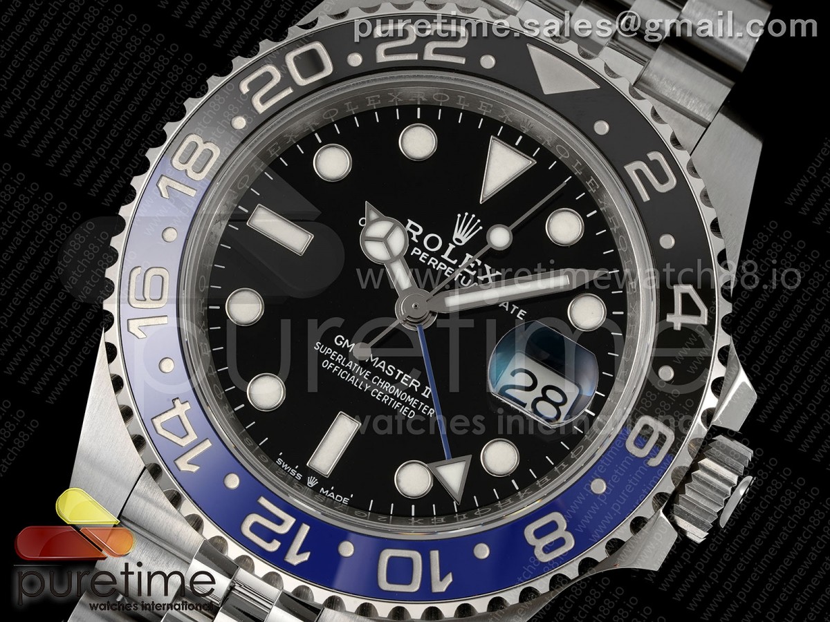 GMT-Master II 126710 BLNR 904L Steel RICH on Jubilee Bracelet JH3285 V2