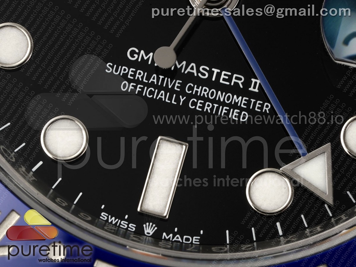 GMT-Master II 126710 BLNR 904L Steel RICH on Jubilee Bracelet JH3285 V2