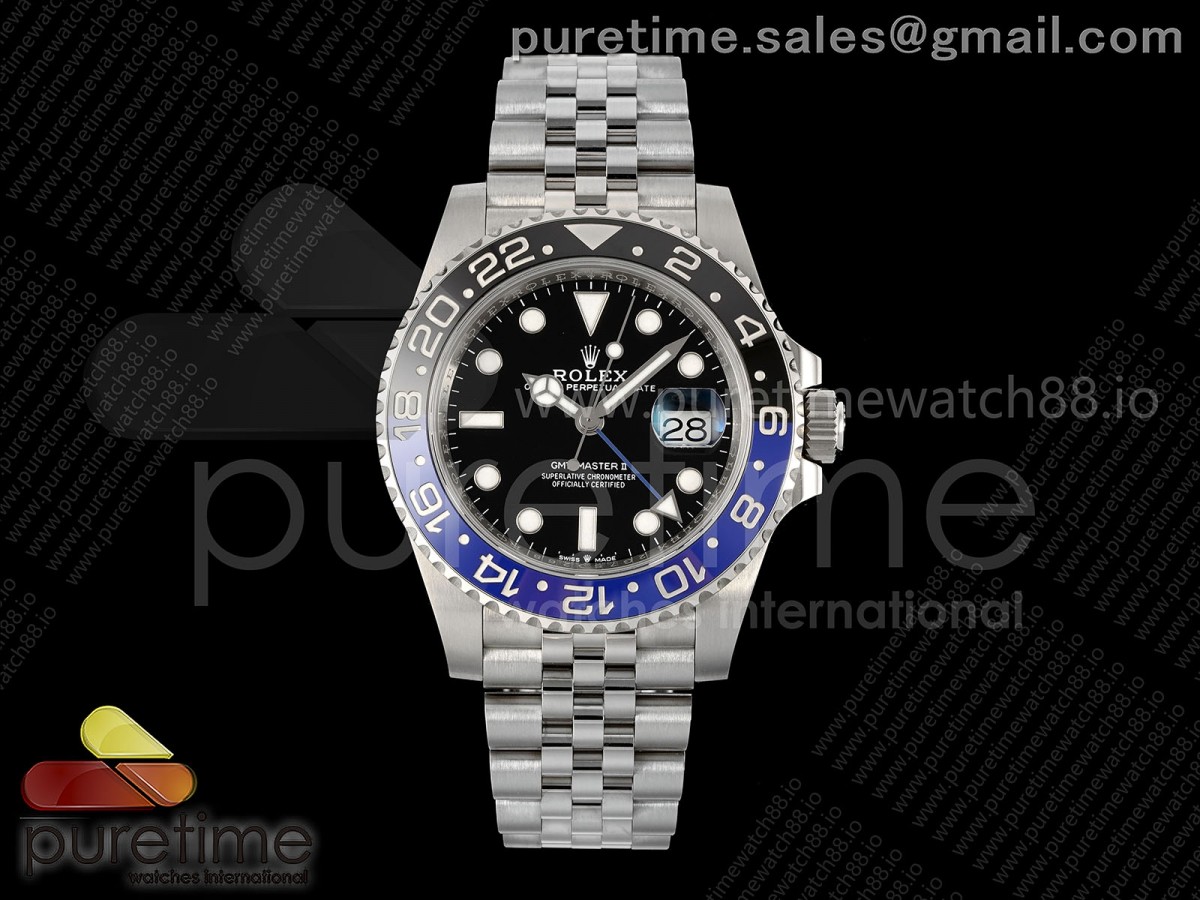 GMT-Master II 126710 BLNR 904L Steel RICH on Jubilee Bracelet JH3285 V2