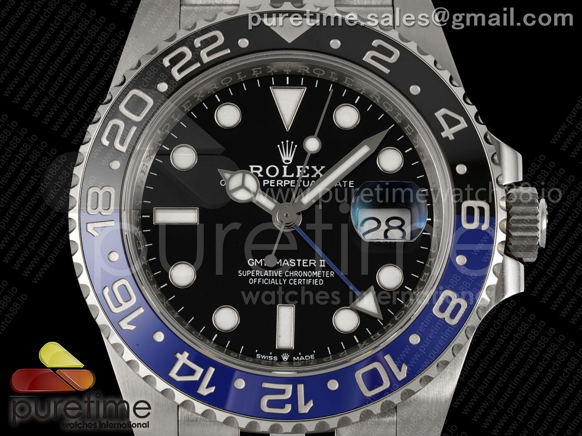 GMT-Master II 126710 BLNR 904L Steel RICH on Jubilee Bracelet JH3285 V2